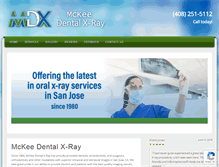 Tablet Screenshot of mckeedentalxray.com